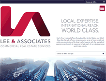 Tablet Screenshot of lee-associates.com